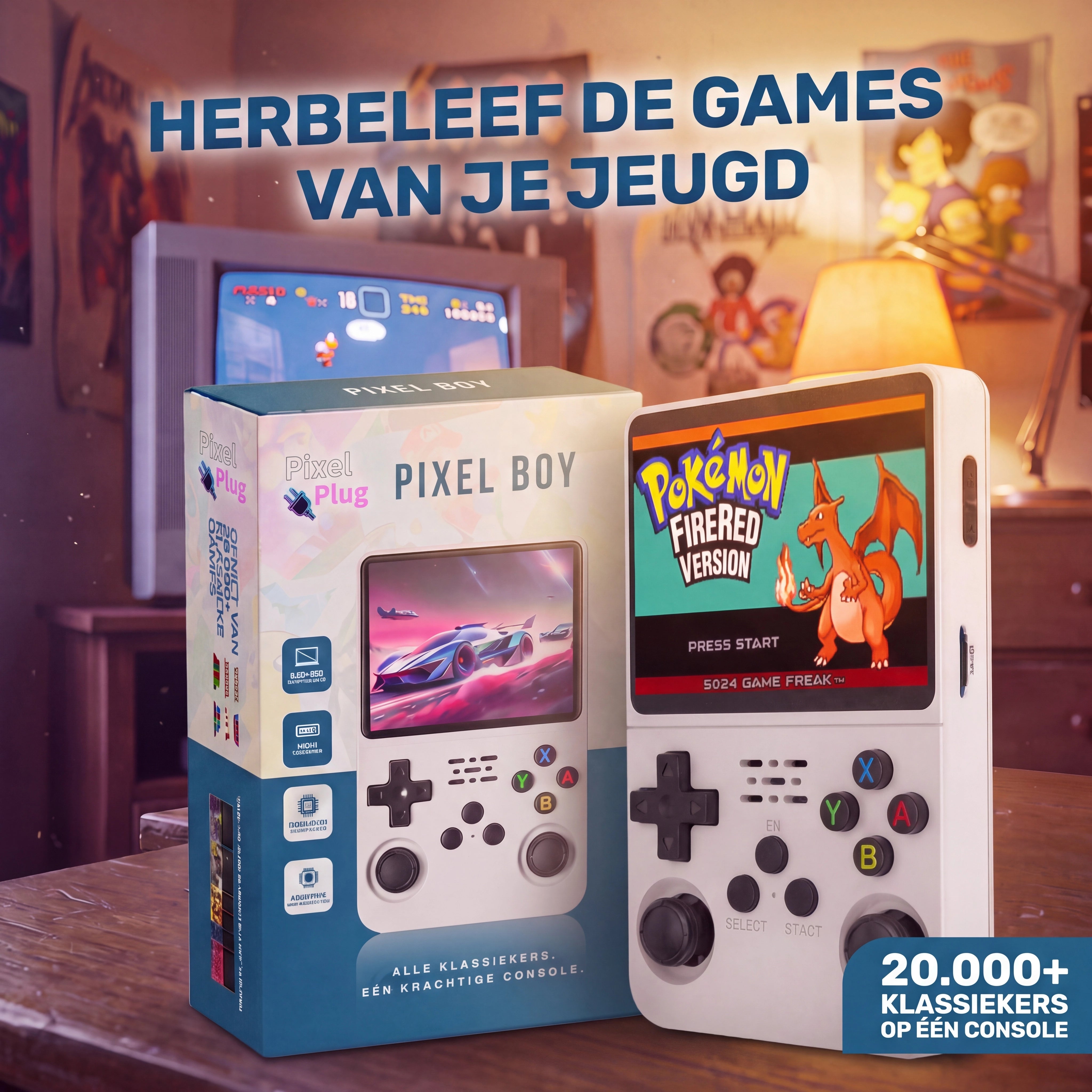 POCKET BOY™ | Alles in één Retro Gaming